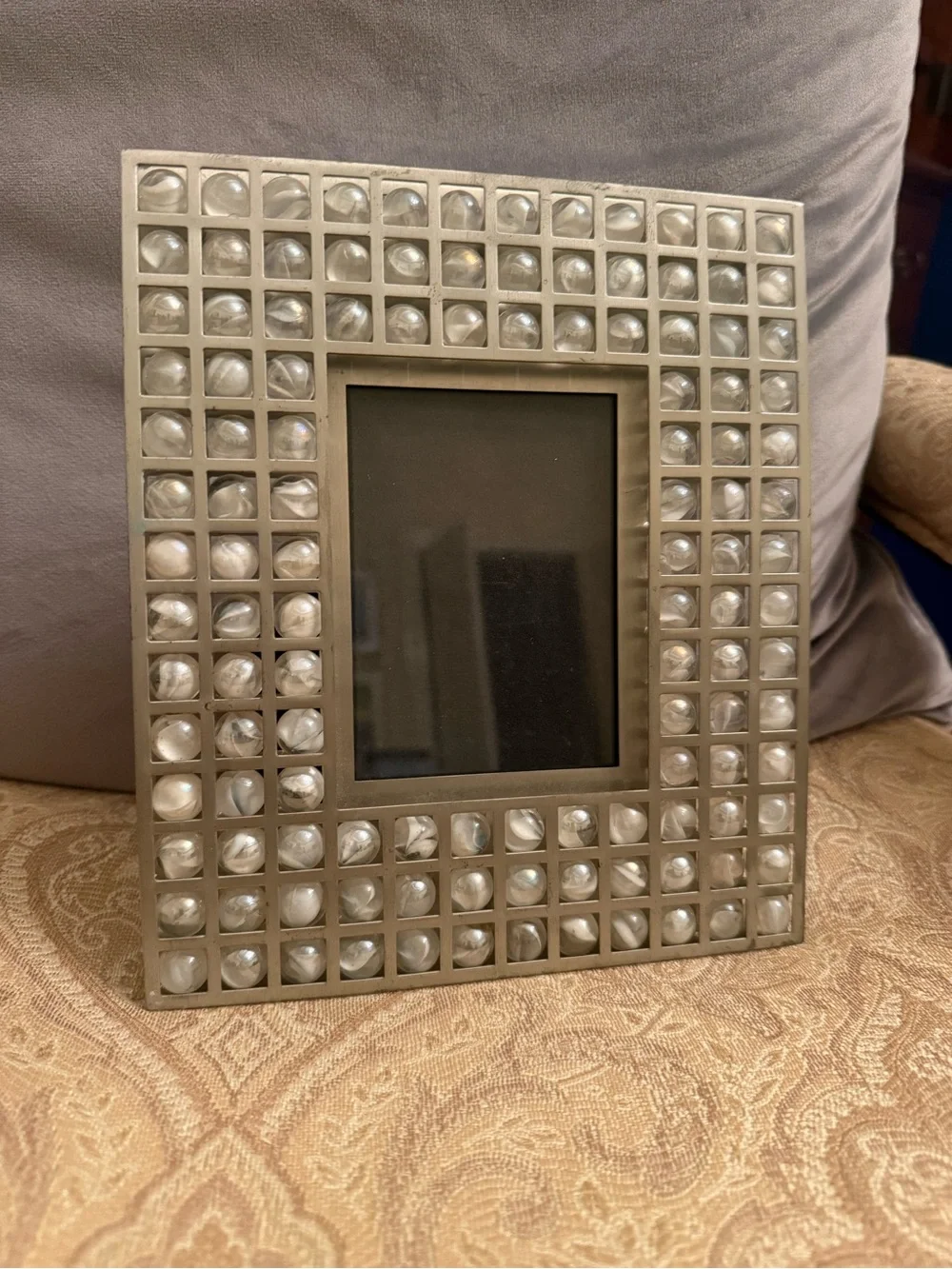 David Howell Kinetic Marble Picture Frame CBS Designs Interactive Photo Frame